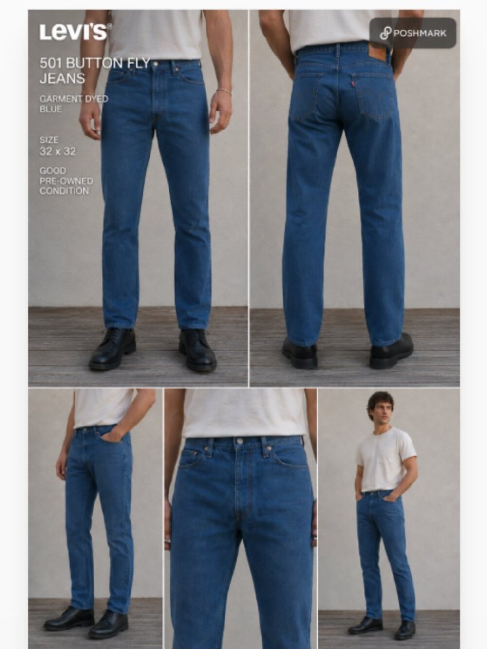 Levi’s 501 Button Fly Jeans 32x32